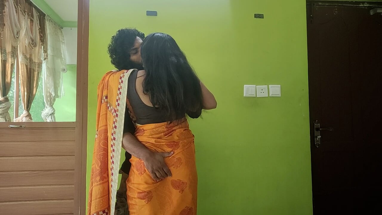 Vaishnavy and Sharun Raj long lip lock, part 3. Mallu couple hot lip lock, Saree girl lip lock, Hot lip lock romance, Lip kiss