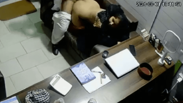 Pakistani college principal fucking teacher in office CCTV scandal