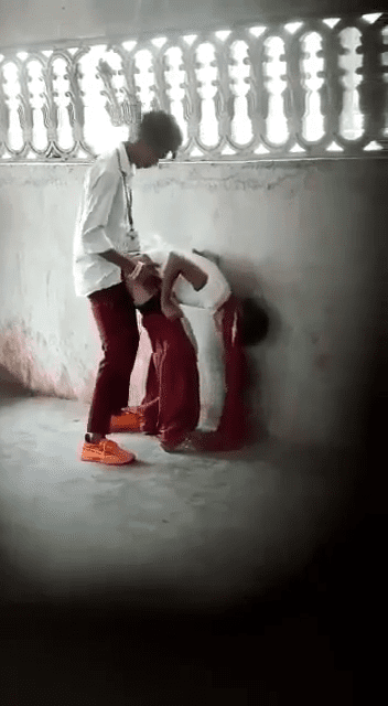 Little Summer fingered in the back of van in public