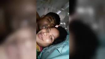 Young Kolkata couple having passionate sex in bedroom