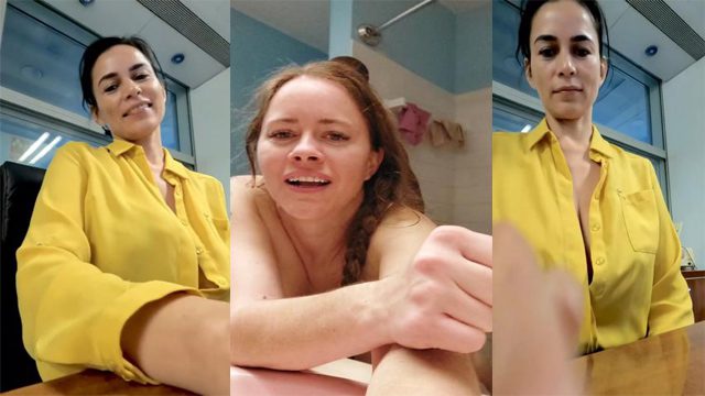 Cute ladki office mai garam hone ke baad chuda gai staf se