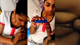 Viral Gf ne Lund mai Tel lagaya fir chud mai lund liya